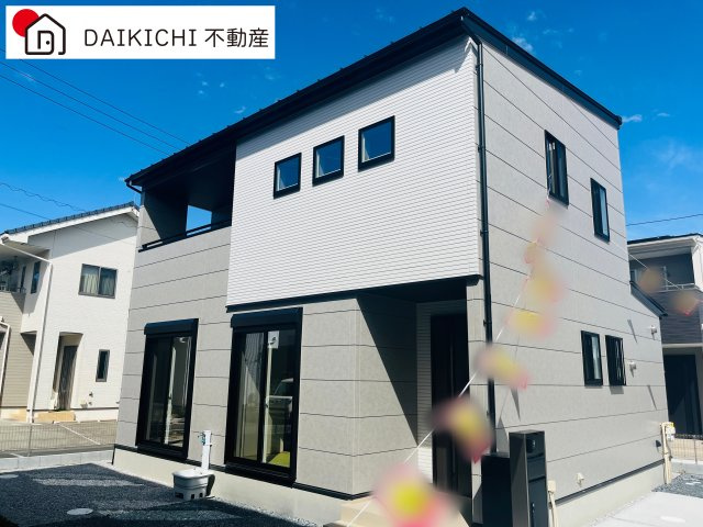 【外観パース】 | 深谷市西島　新築戸建　全4区画　3号棟 | 3号棟（9/29撮影）