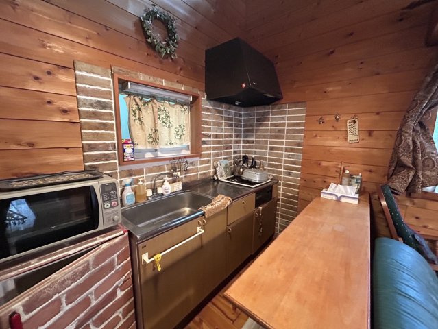 自然豊かな別荘♪那須町高久丙ロフト付き♪のキッチン|キッチンです