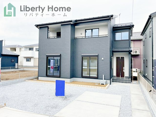 古河市下辺見第6　新築戸建　4号棟の外観|ご予約をいただければ、『平日の空いた時間』『周辺物件まとめて見たい』『1件だけ見たい』ももちろん可能です♪
お気軽にお問合せください♪