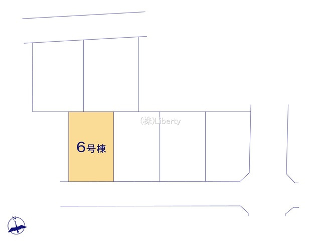 古河市下辺見第6　新築戸建　6号棟の区画図