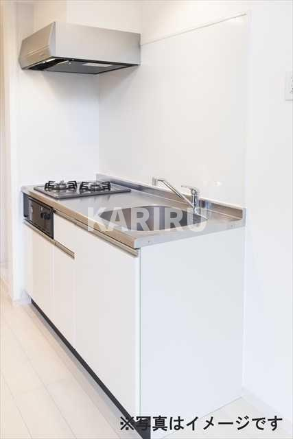 リトレ徳庵のキッチン|コンパクトなキッチンで掃除もラクラク