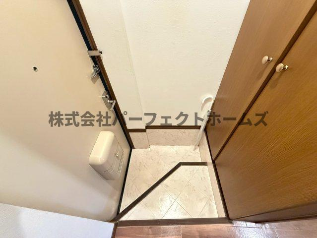 宮之下マンションの玄関|落ち着いた玄関です