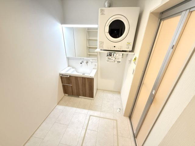 堺市東区草尾新築一戸建　全1棟のランドリースペース