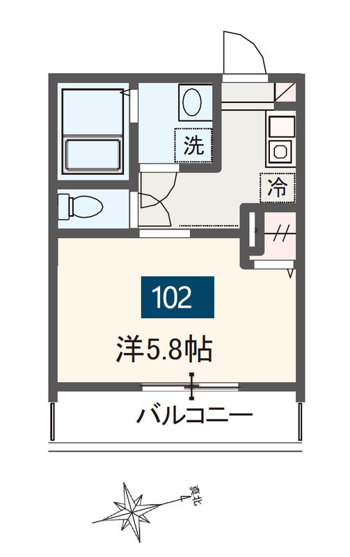 ☆１K間取り図☆