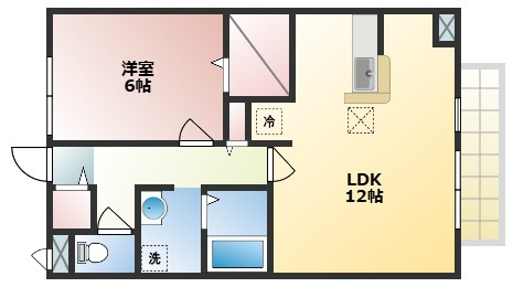 【間取り】 | サンクコール朝和Ａ棟