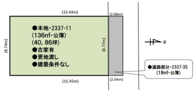 【建築条件なし】戸塚区小雀町売地の画像