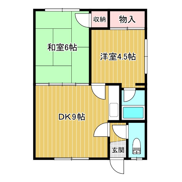 新柏林マンションの間取り