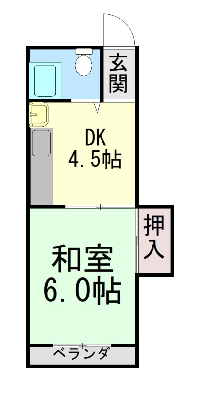 宝ビルの間取り
