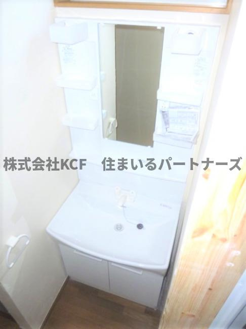 カスタムハイツの洗面所|忙しい朝には欠かせない洗面所です