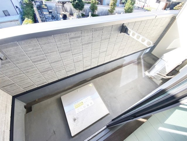 AILE宝塚Ⅲのバルコニー