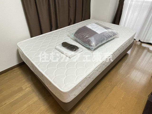 国立市富士見台４丁目の賃貸マンションの設備|ベッドも備え付けです