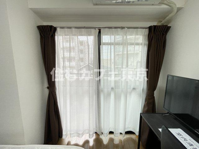 国立市富士見台４丁目の賃貸マンションの設備|カーテンも備え付けです