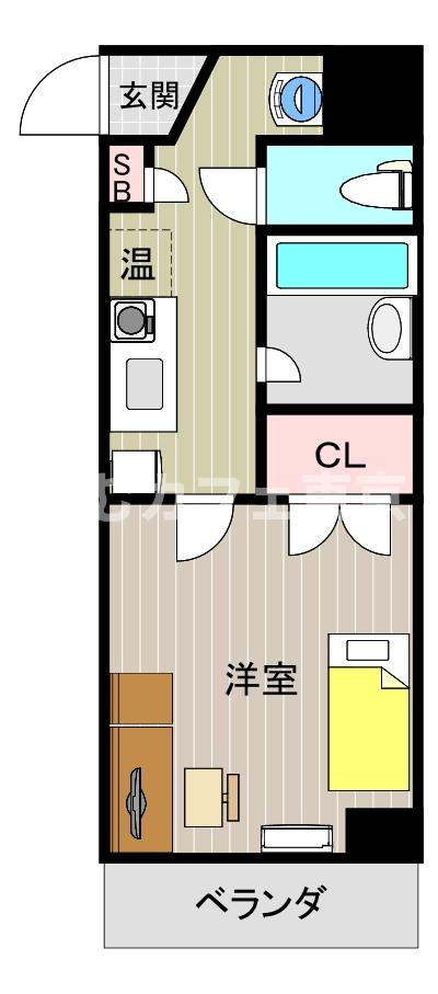 国立市富士見台４丁目の賃貸マンションの間取り