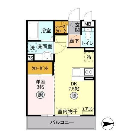 オルタシア カツラの間取り