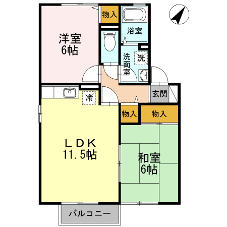 【間取り】 | ヴェルドミールＫ