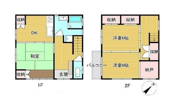 和歌山市関戸4丁目　中古戸建の間取り