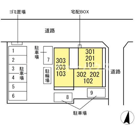 ソラーロの区画図
