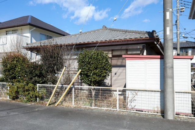 神鳥谷平屋戸建ての外観