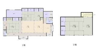 【間取り】 | 【北杜市須玉町江草】離れ古屋と家庭菜園付き物件