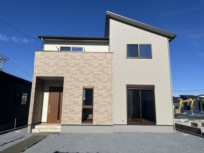 【完成予想図】 | 【2号棟　LDKイメージパース】
※画像は設計図面を基に作成したイメージです。