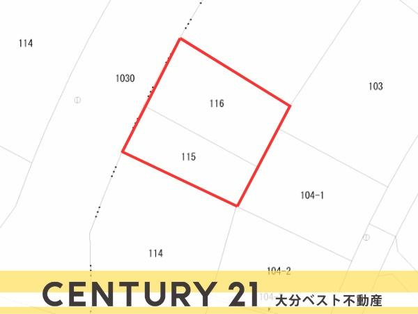 花江川　土地の区画図|※図面と現況が異なる場合は、現況を優先させていただきます。