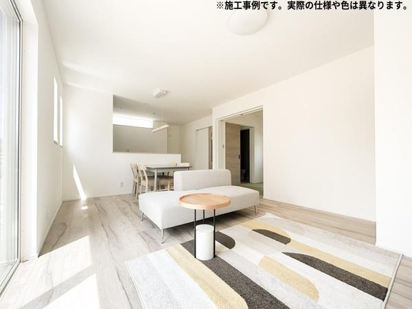 センチュリータウン坂ノ市西ⅢＣ　新築の居間・リビング|※写真はイメージです。実際の色や仕様は異なります。