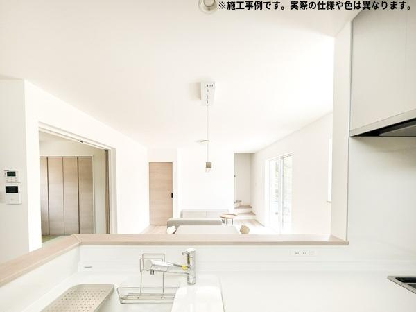 センチュリータウン坂ノ市西ⅢＣ　新築のキッチン|※写真はイメージです。実際の色や仕様は異なります。