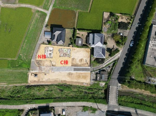 センチュリータウン坂ノ市西ⅢＮ　新築の前面道路含む現地写真|前面道路含む現地