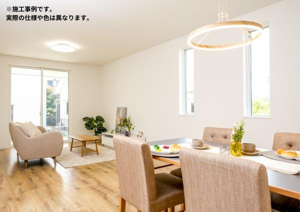 横田2丁目Ｅ棟　新築の居間・リビング|※写真はイメージです。実際の色や仕様は異なります。