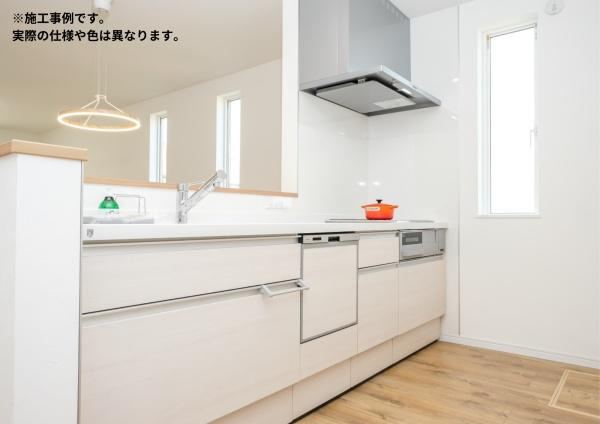 横田2丁目Ｅ棟　新築のキッチン|※写真はイメージです。実際の色や仕様は異なります。