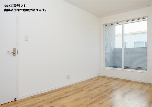 横田2丁目Ｅ棟　新築の洋室|※写真はイメージです。実際の色や仕様は異なります。