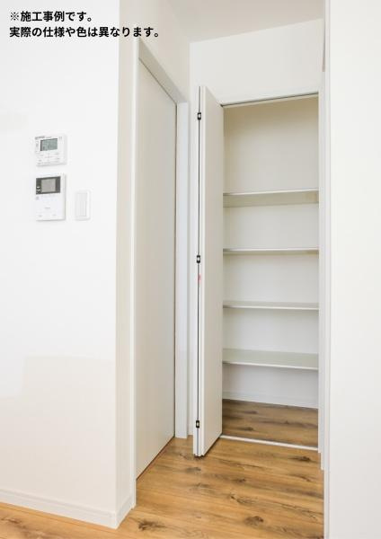 横田2丁目Ｅ棟　新築の収納|※写真はイメージです。実際の色や仕様は異なります。