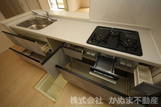 【キッチン】 | Livele Garden.S 鹿沼千渡第8 | 〇キッチン収納〇