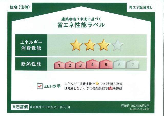 エッグプラントの省エネ性能ラベル|省エネ性能ラベル