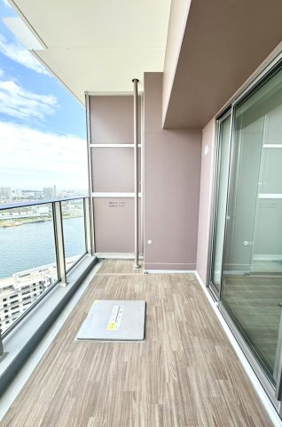 東向きバルコニー