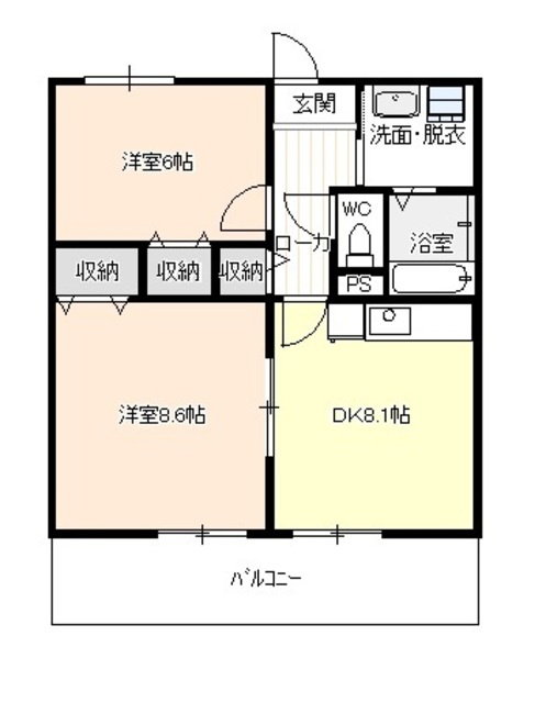 クレール打出の間取り