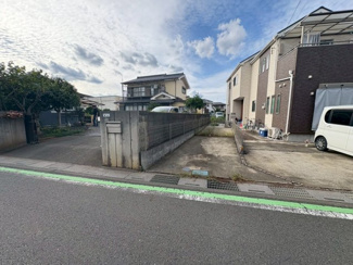 【前面道路含む現地写真】 | 狭山市南入曽　建築条件なし売地　西武新宿線『入曽駅』徒歩7分　【入間野小学区】
