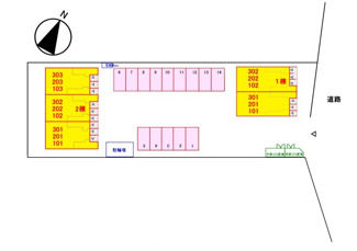 【駐車場】 | カーサ　ラ　ルーチェ　Ⅰ | 駐車場
