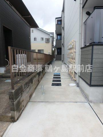 北坂戸ヒルズの駐車場
