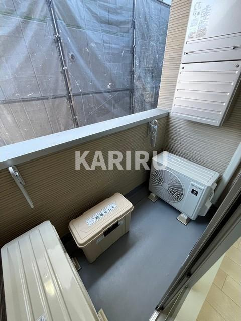 ハーモニーテラス林寺Ⅶのバルコニー