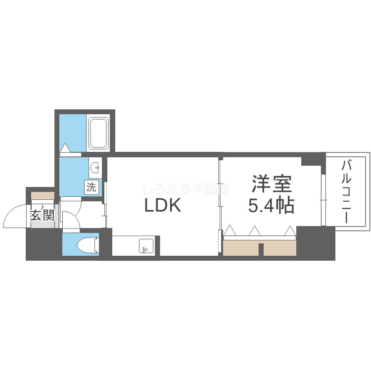 S-RESIDENCE阿波座bouncyの間取り