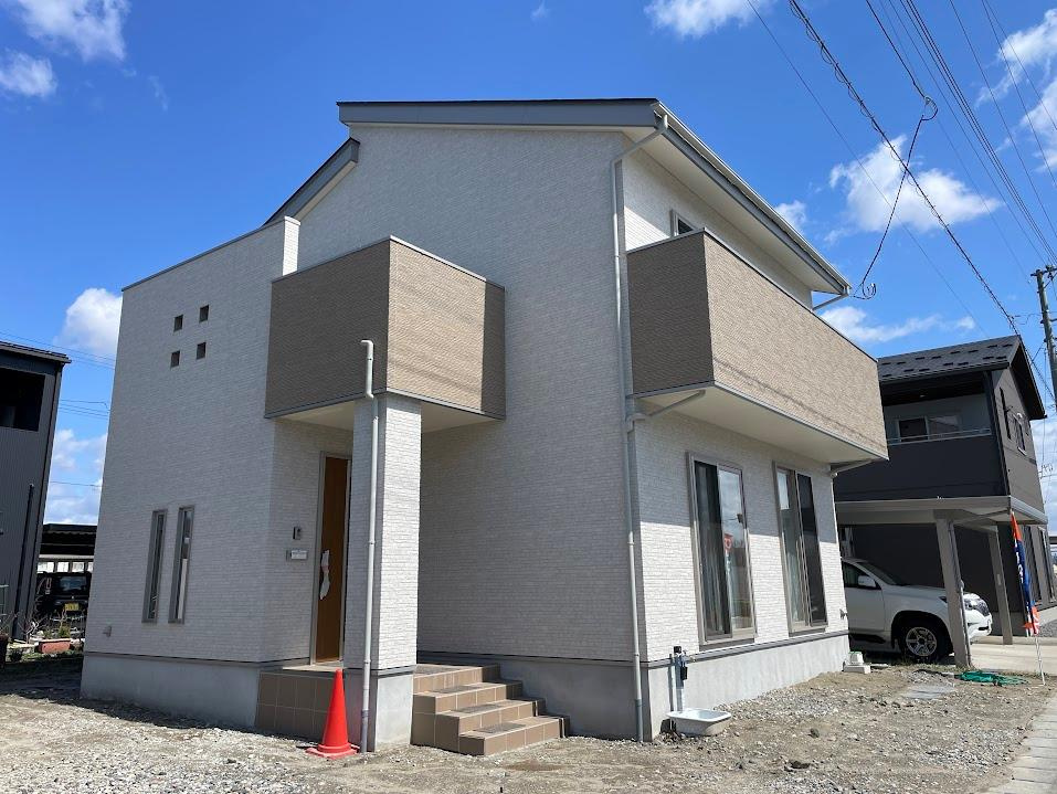 鶴岡市大宝寺建売住宅【Ｚ空調】の外観|現地外観写真。内覧予約受付中！