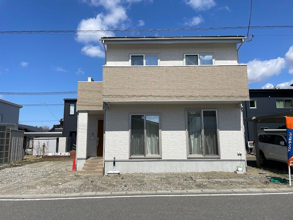 鶴岡市大宝寺建売住宅【Ｚ空調】の駐車場|現地外観写真。内覧予約受付中！