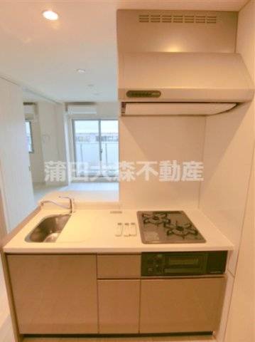 KDXレジデンス田園調布南のキッチン|2口ガスグリル付カウンターキッチン