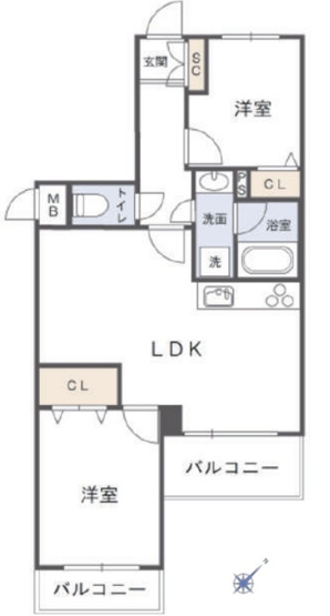 【間取り】 | レクセル小竹向原 | 設備一新快適リノベーション済みのお部屋です。