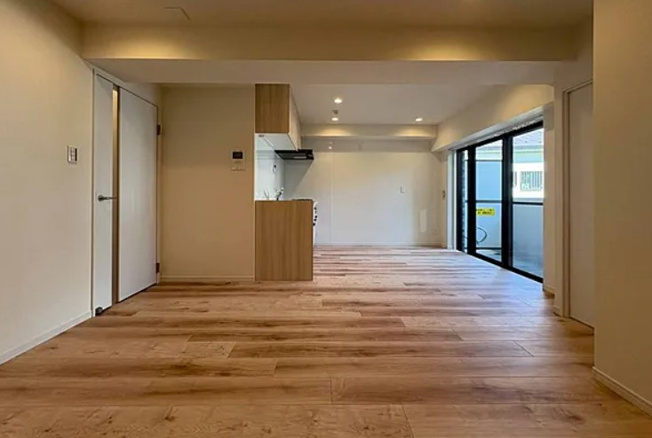 【居間・リビング】 | レクセル小竹向原 | 光と風があふれる開放的なリビングダイニングには自然と家族みんなが集まってきます。