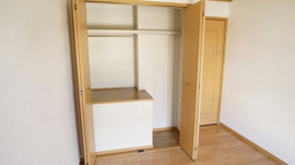 大きなスペースがあり、収納には困りません