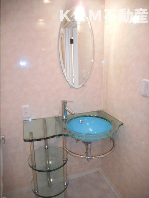 Ｄｏｍｕｓ　Ｈｉｌｌｓ　Ｈｉｋａｒｉｇａｏｋａ（ドムスヒルズ光ヶ丘）の独立洗面台|※別部屋参考写真 