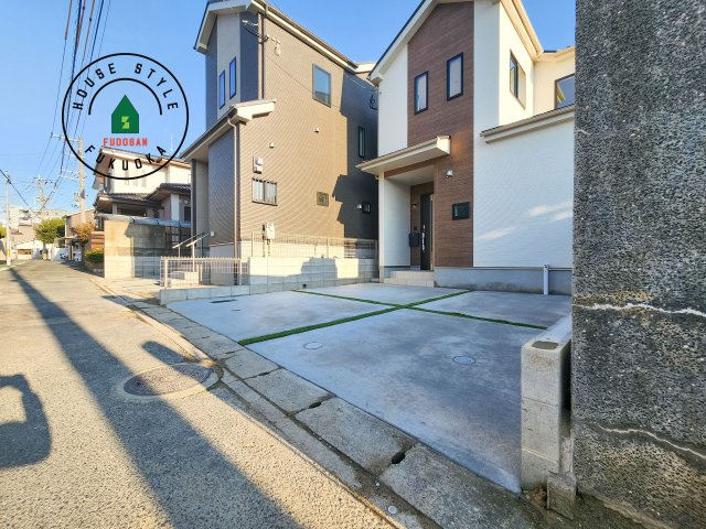 福岡市早良区飯倉2丁目第1-2棟（B号棟）の外観|デザイン性のある外観です。