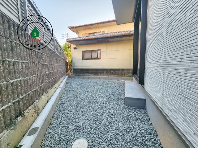 福岡市早良区飯倉2丁目第1-2棟（B号棟）の庭|お庭で自由な時間を過ごせます。